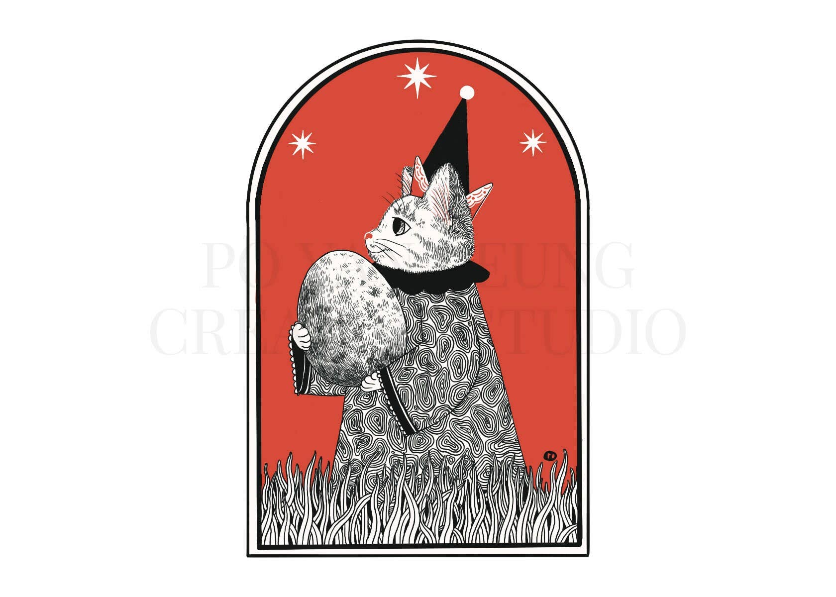"Wizard" Vinyl Sticker