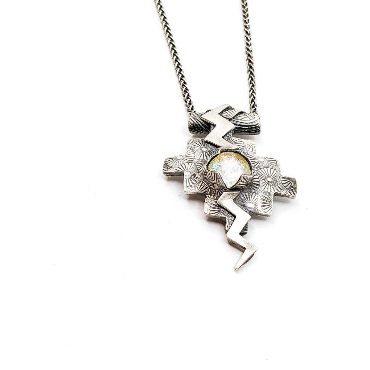 Storm (with Glass and Lightning) Necklace