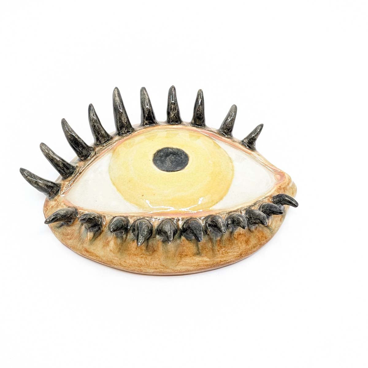 Lou Mitchell Courtney - Eye Ball Wall Art - Medium Yellow Eye - VISUAL INDEX