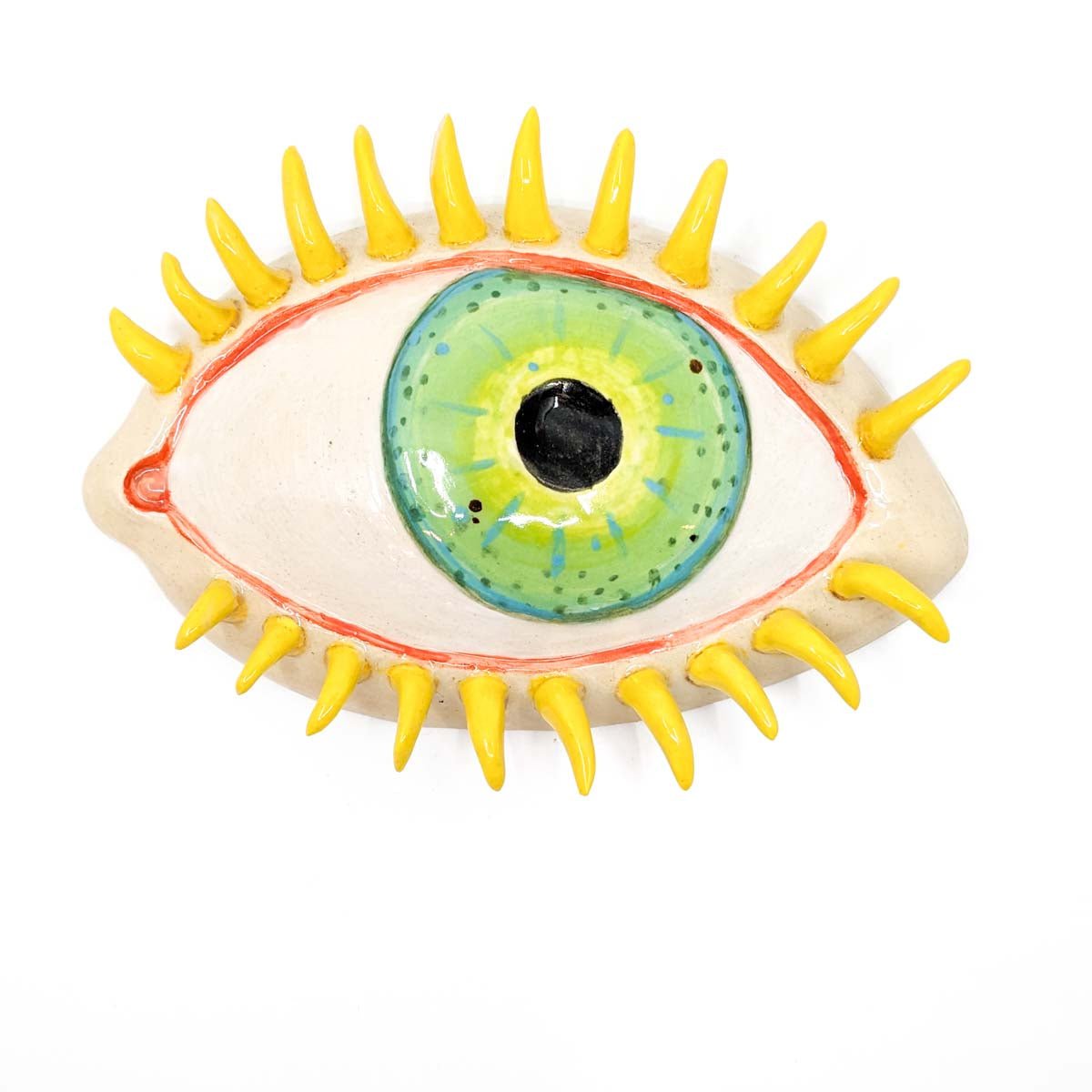 Lou Mitchell Courtney - Eye Ball Wall Art - Large Green Eye - VISUAL INDEX