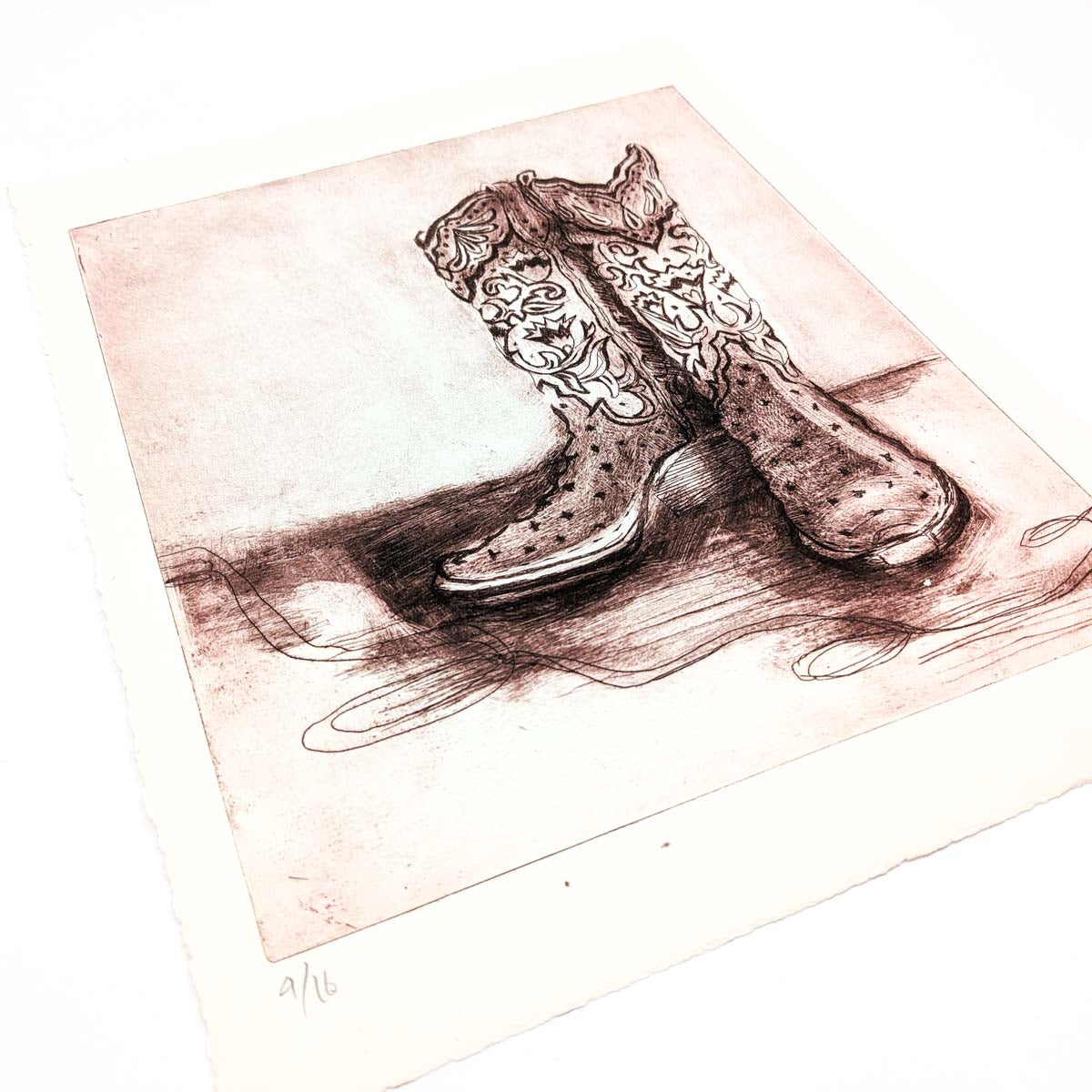 Cowboy Boots - Print