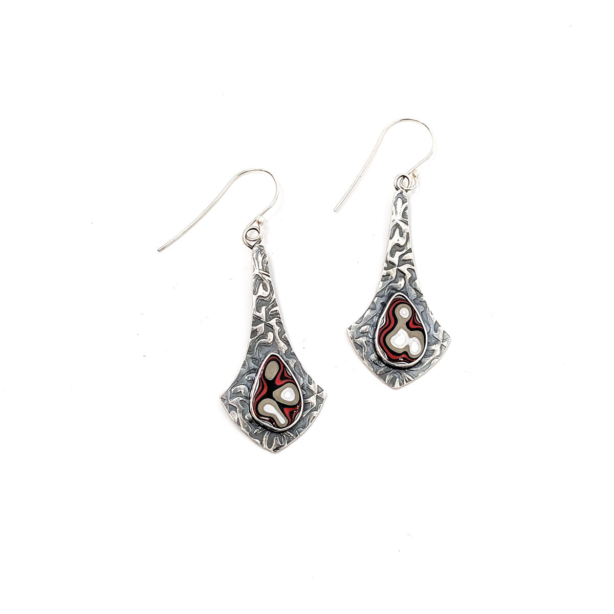 Fordite Earrings