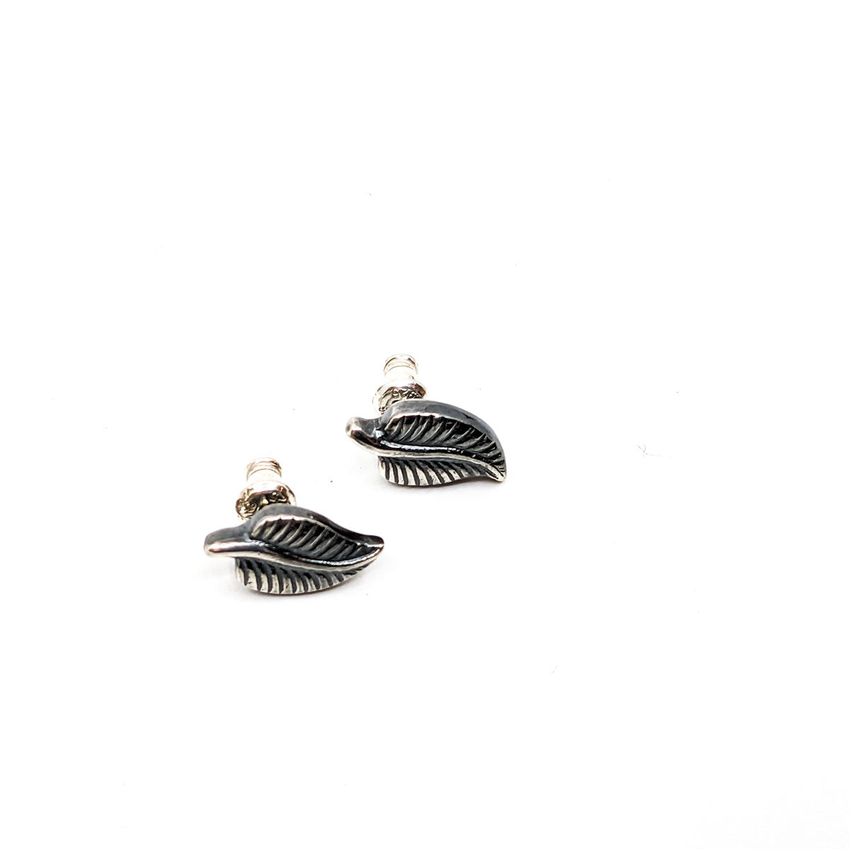 Textured Leaf Studs