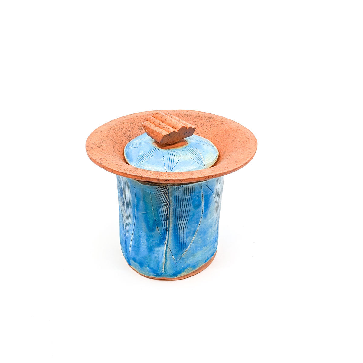 Large Canister in Turquoise