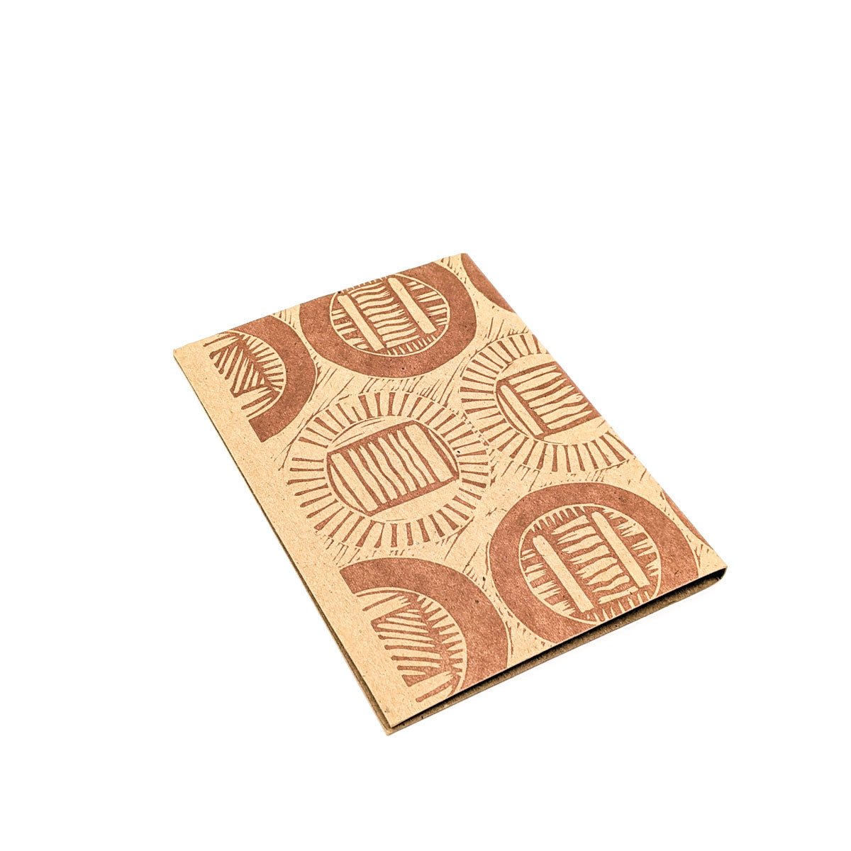 Purple Pumpkin Press - Thin Paper Journals - Circles (tan) on Cream Paper - VISUAL INDEX