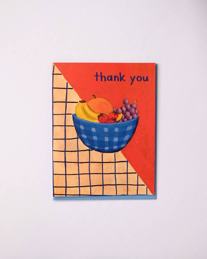 Fruit Bowl Thank You Card