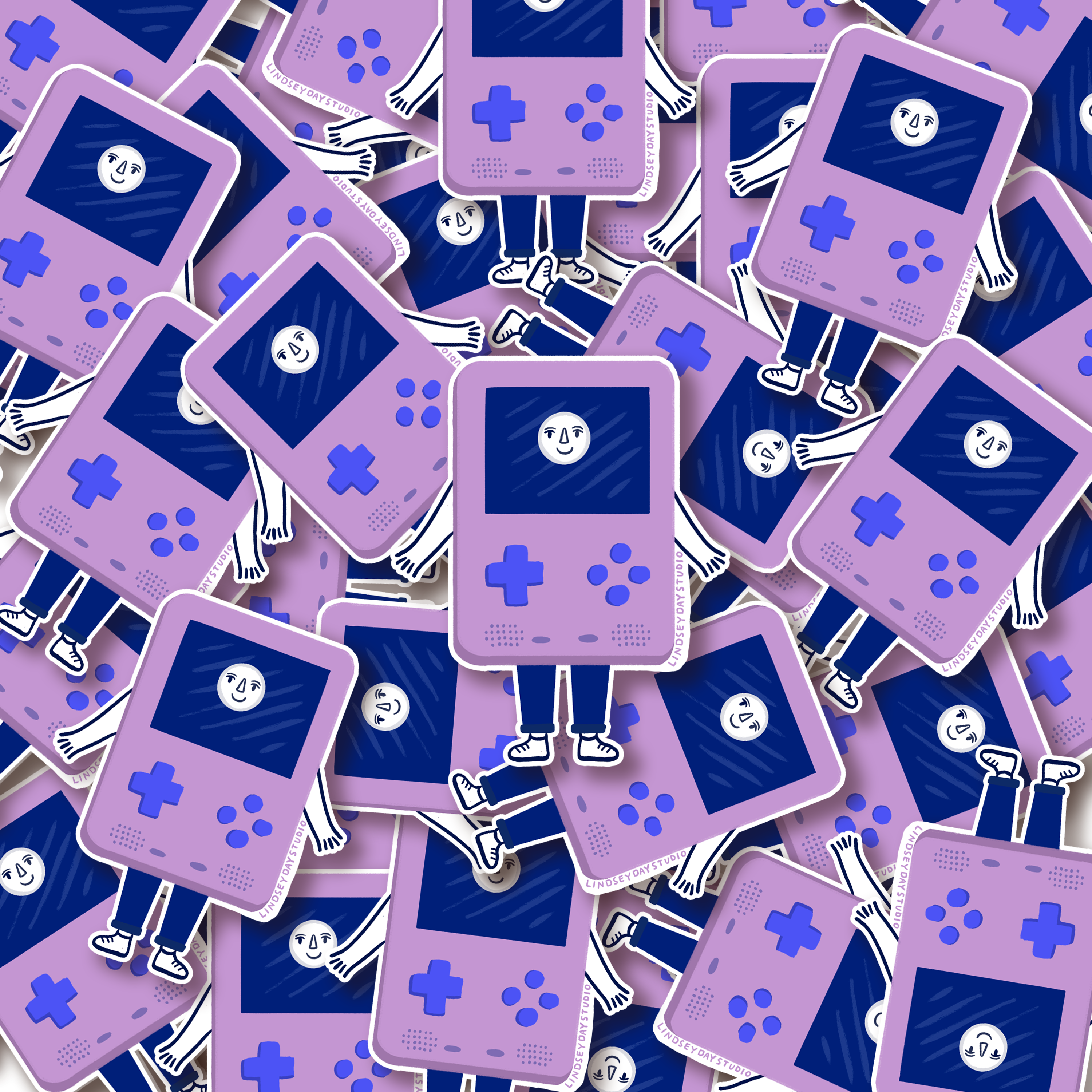 Video Game Friend Sticker, Cute Kawaii Gaming Sticker