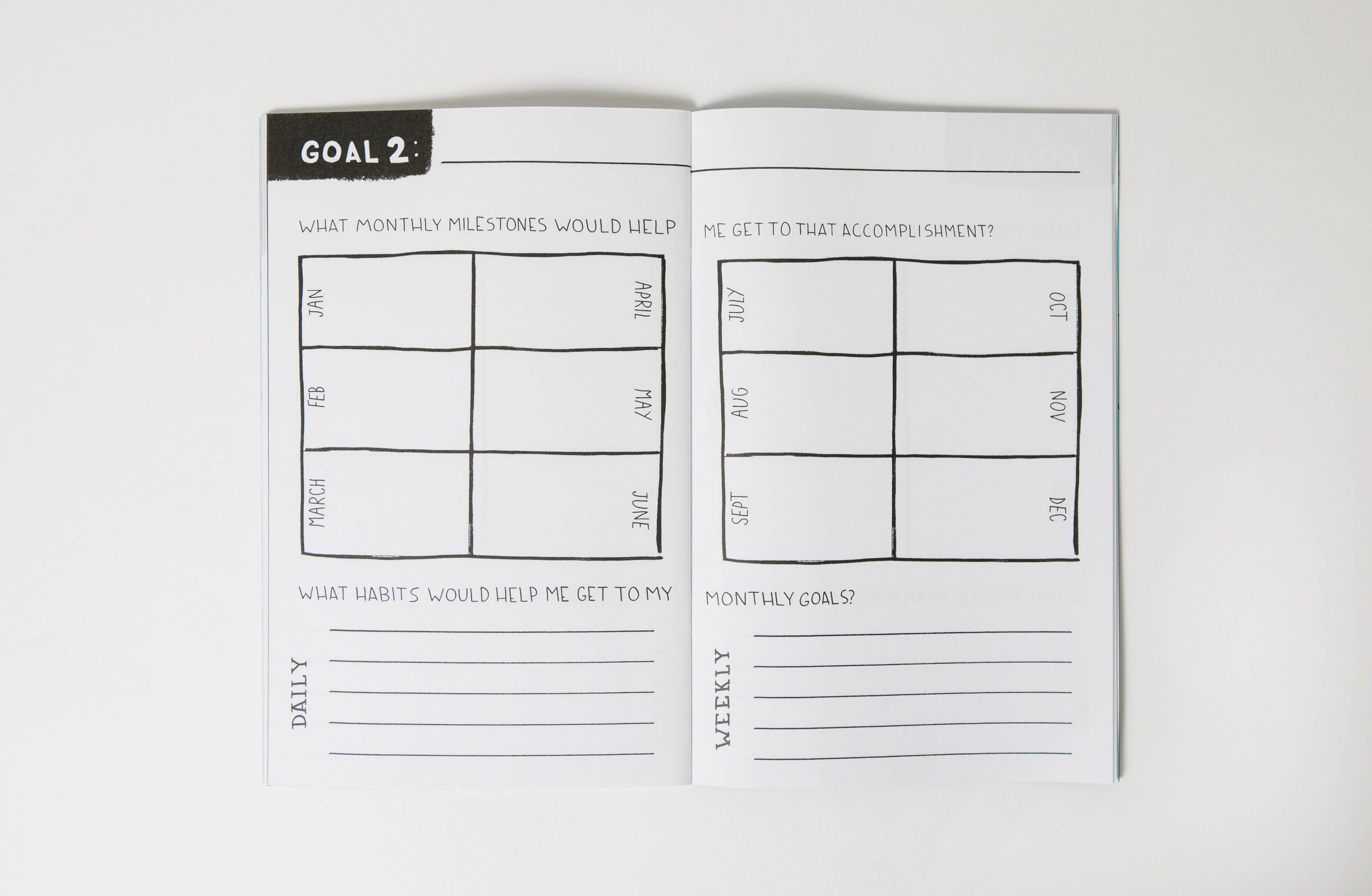 The Look Back Plan Ahead Workbook: Reflection & Goal-Setting