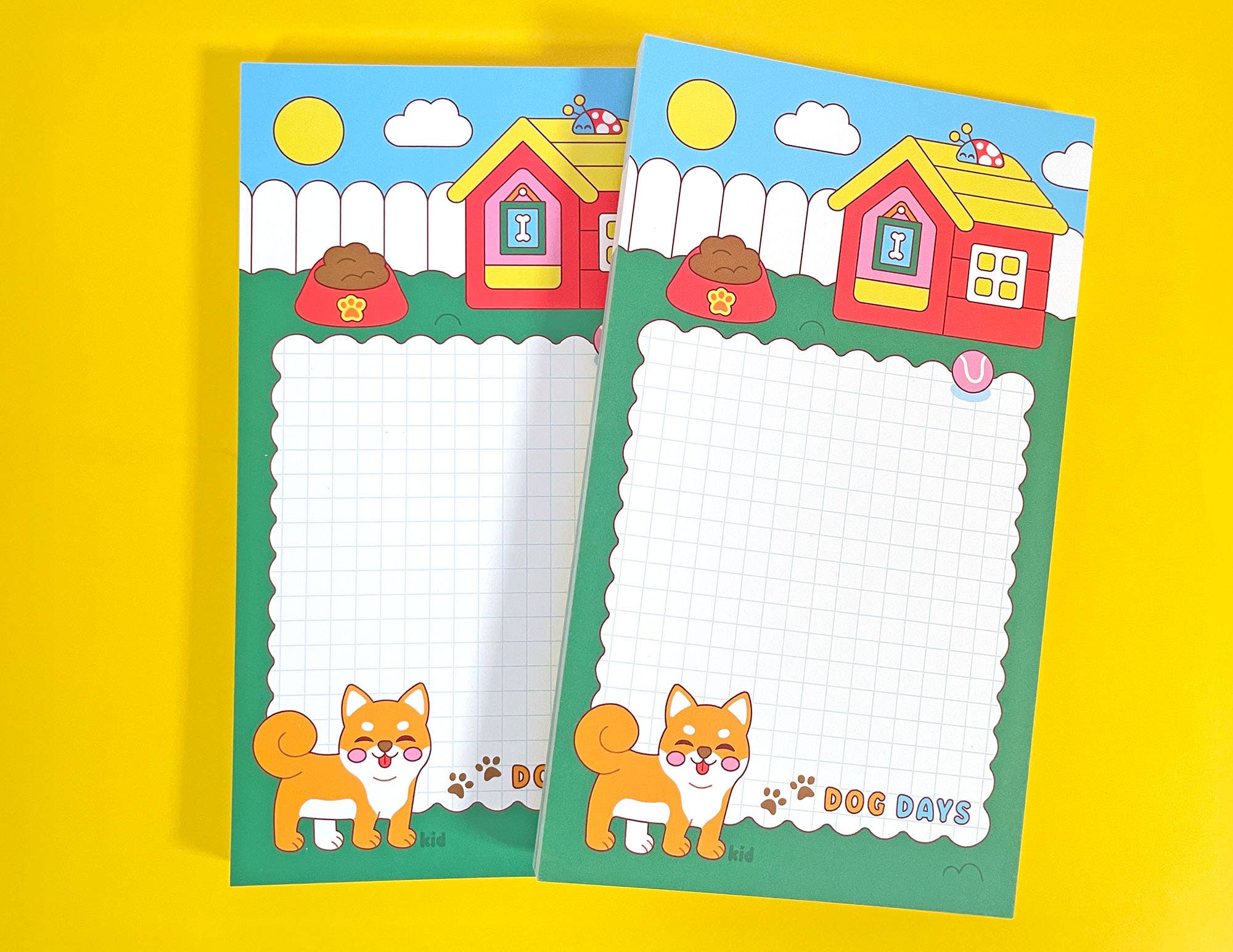 Dog Days Notepad | Shiba Inu | Cute Summer Stationery Gift