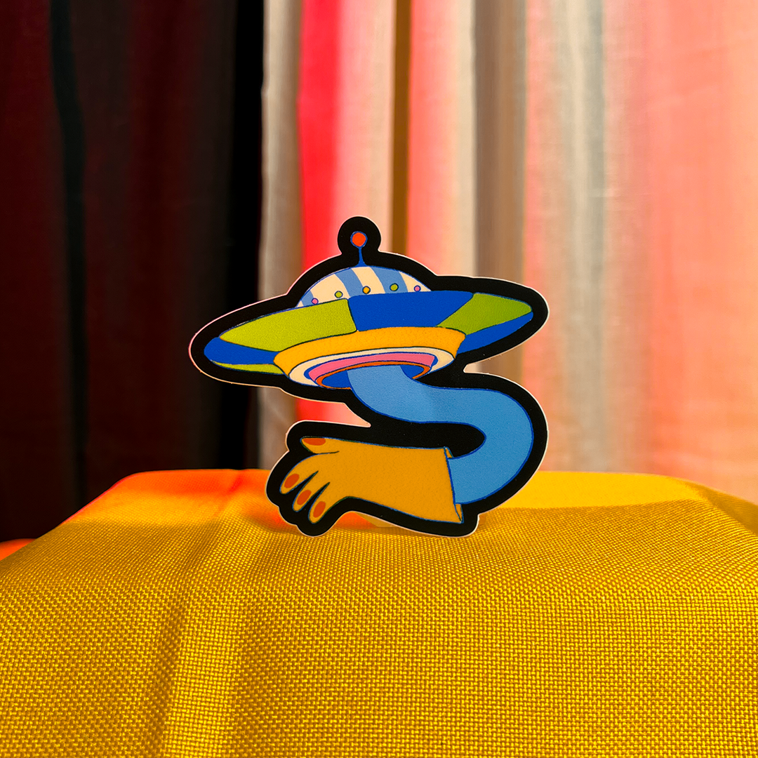 Junos Abduction Sticker