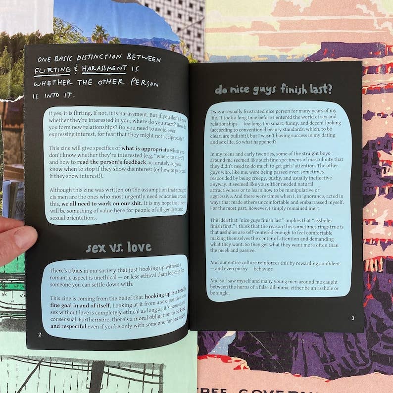 A Practical Guide to Flirting & Hooking Up with Confidence and Consent Zine | Sex-Positive Feminist Sex Education Zine