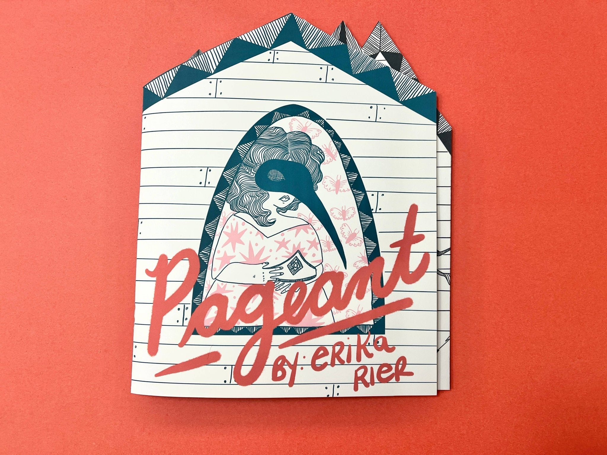 Erika Rier - Pageant - A Fold Out Art Zine - VISUAL INDEX