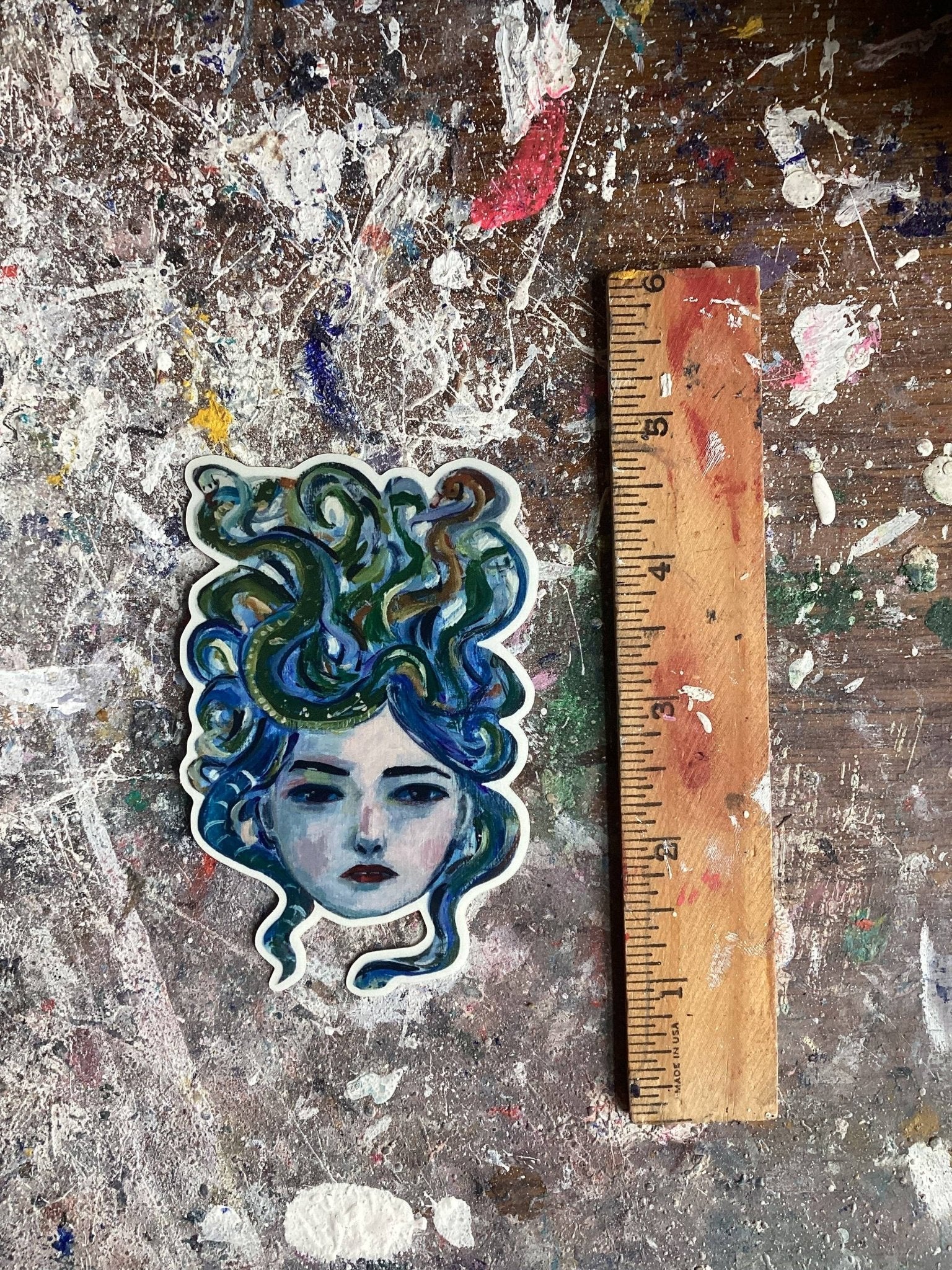 Amanda Blake - Medusa sticker - VISUAL INDEX