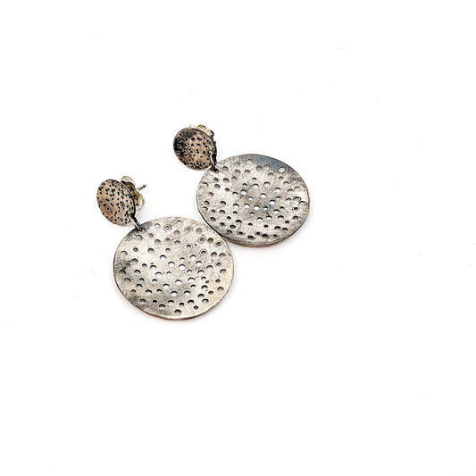 Sterling Silver Earrings (Round)