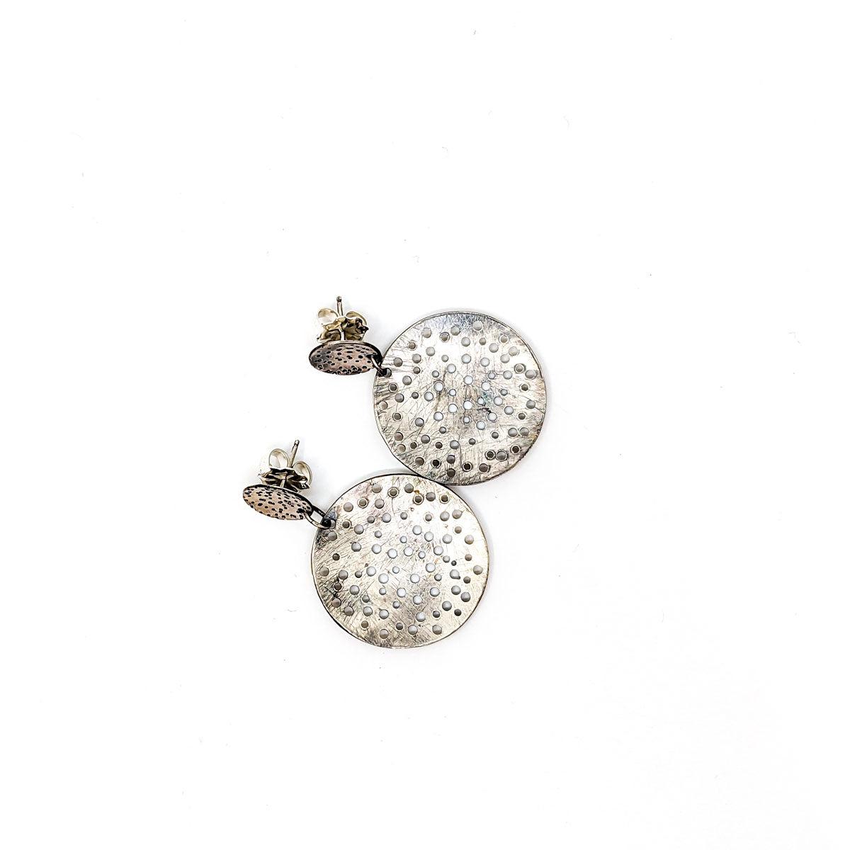 Sterling Silver Earrings (Round)