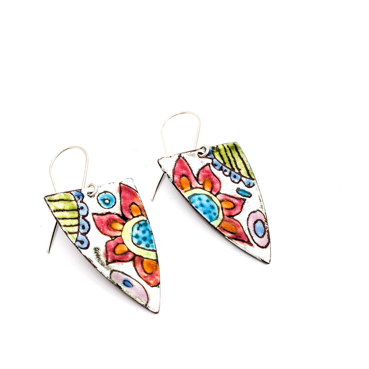 Enamel Earrings