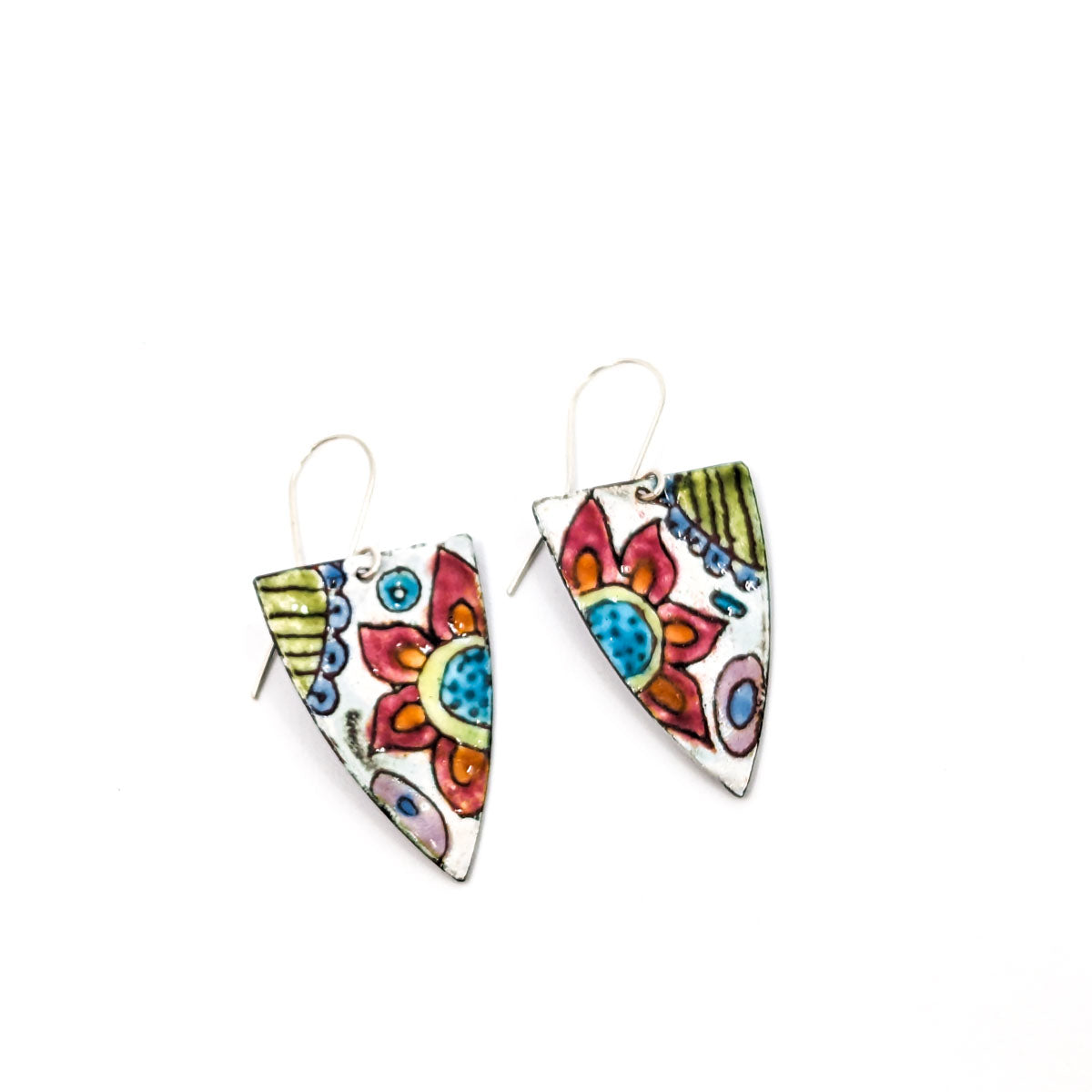 Enamel Earrings