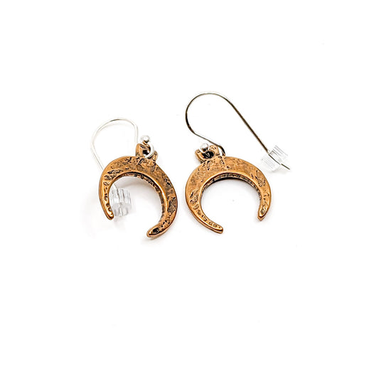 Small Crescent Earrings-RKE-10