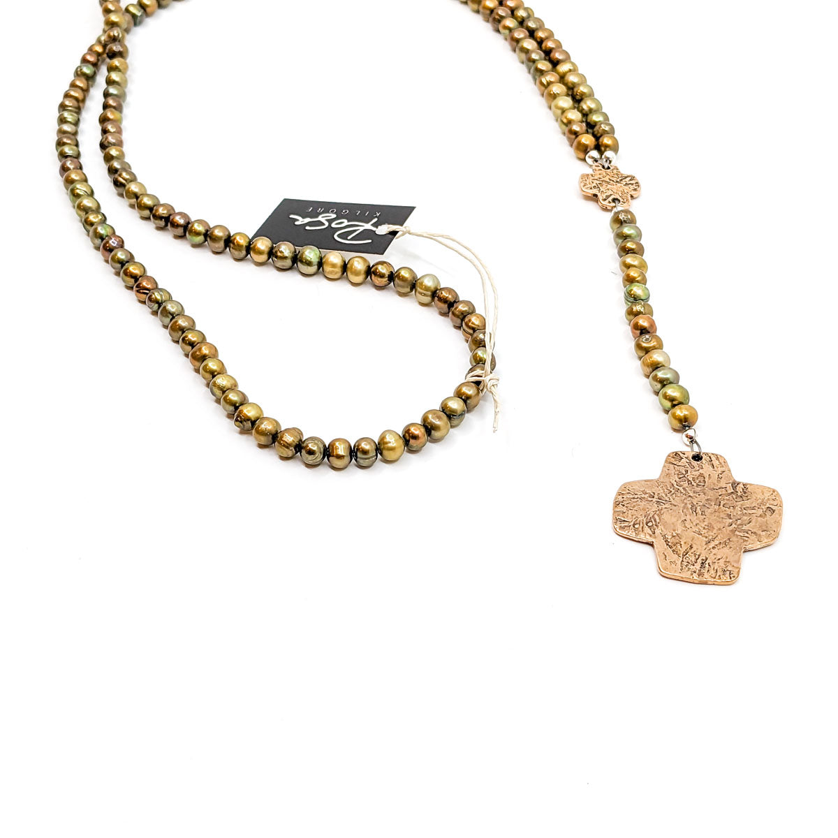 Rosary Style Necklace- N-CR209