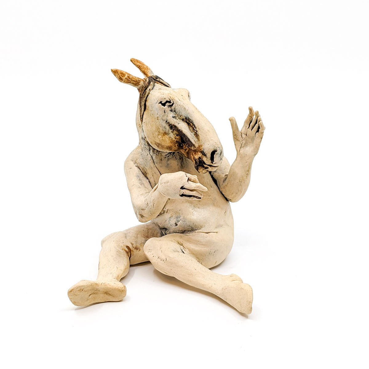 Aggie Zed - Figure with Animal Head - Horse Man II - VISUAL INDEX