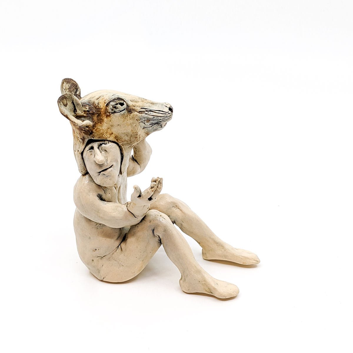 Aggie Zed - Figure with Animal Head - Man with Mouse Costume - VISUAL INDEX
