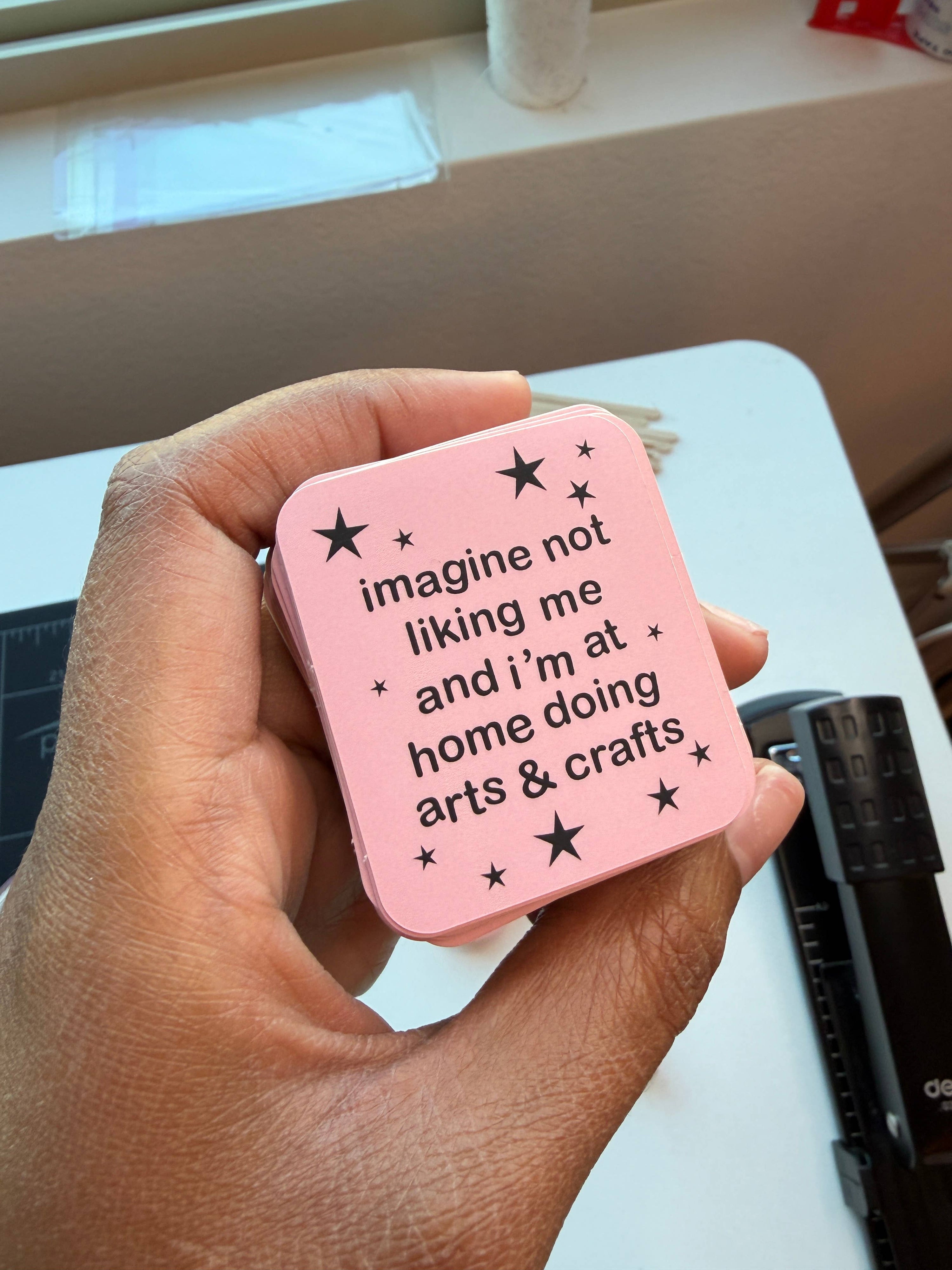 Imagine Not Liking Me Sticker: BLUE