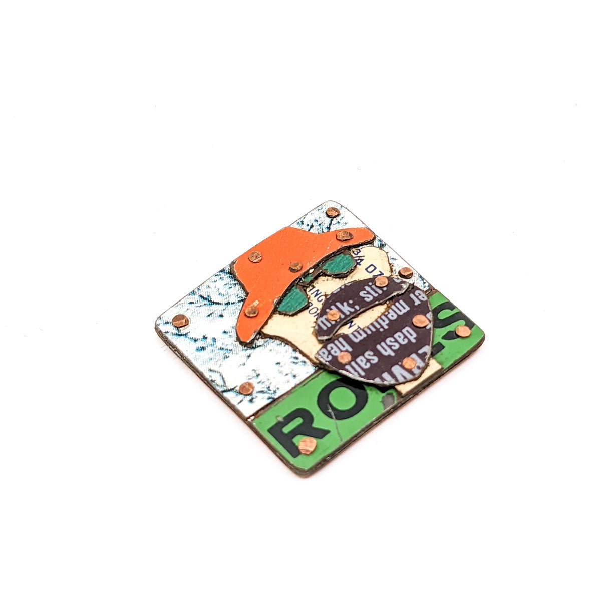 Jane Wells Harrison - Face Brooches - Style 7 - VISUAL INDEX