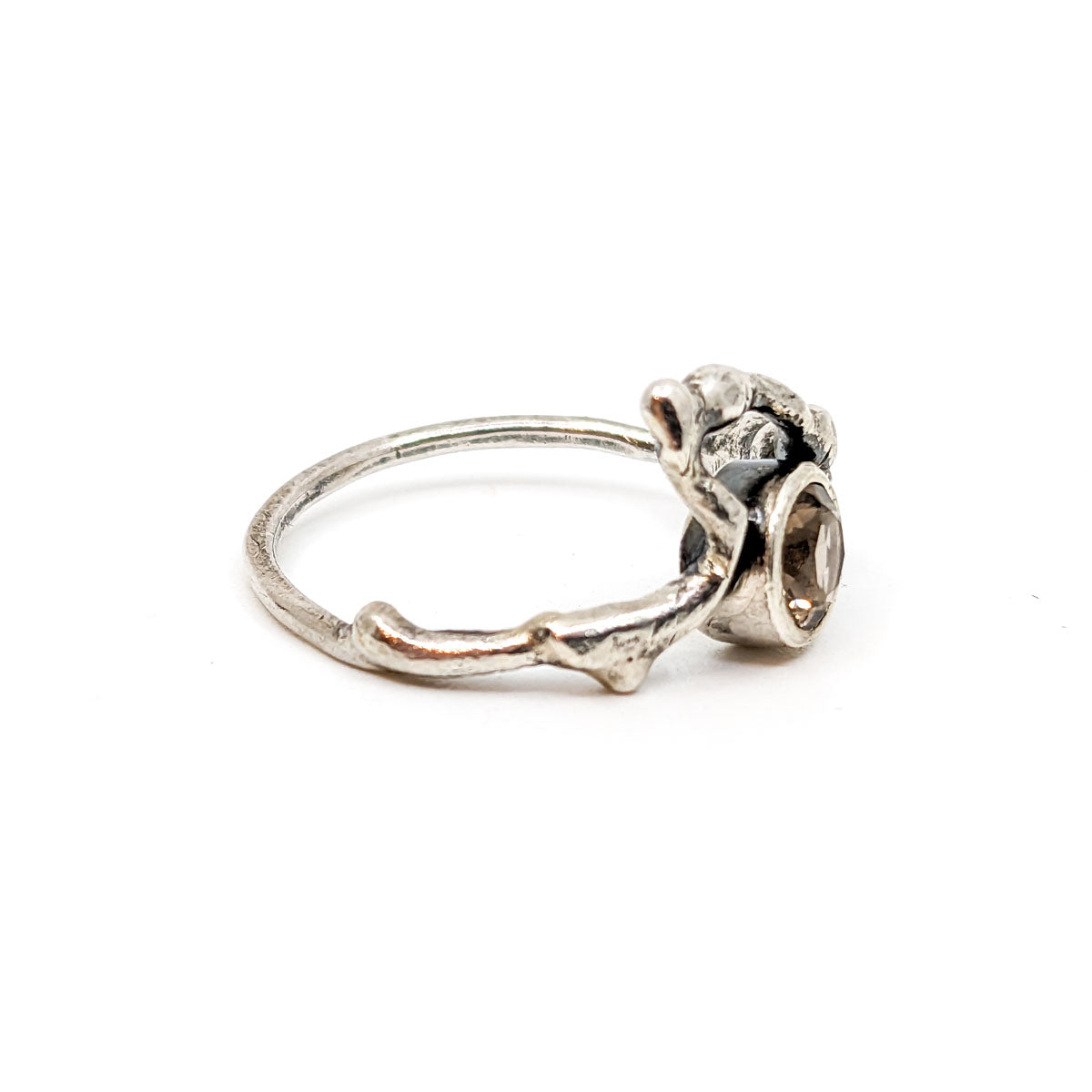 Earthen Ring + Smoky Quartz