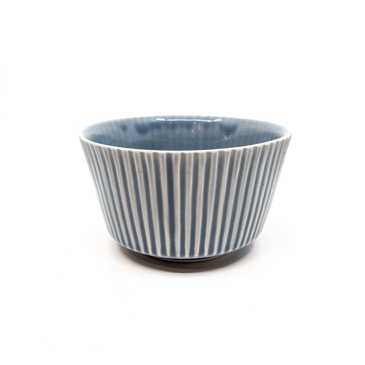 Dara Hartman - Stripe Bowl - Light Grey - VISUAL INDEX