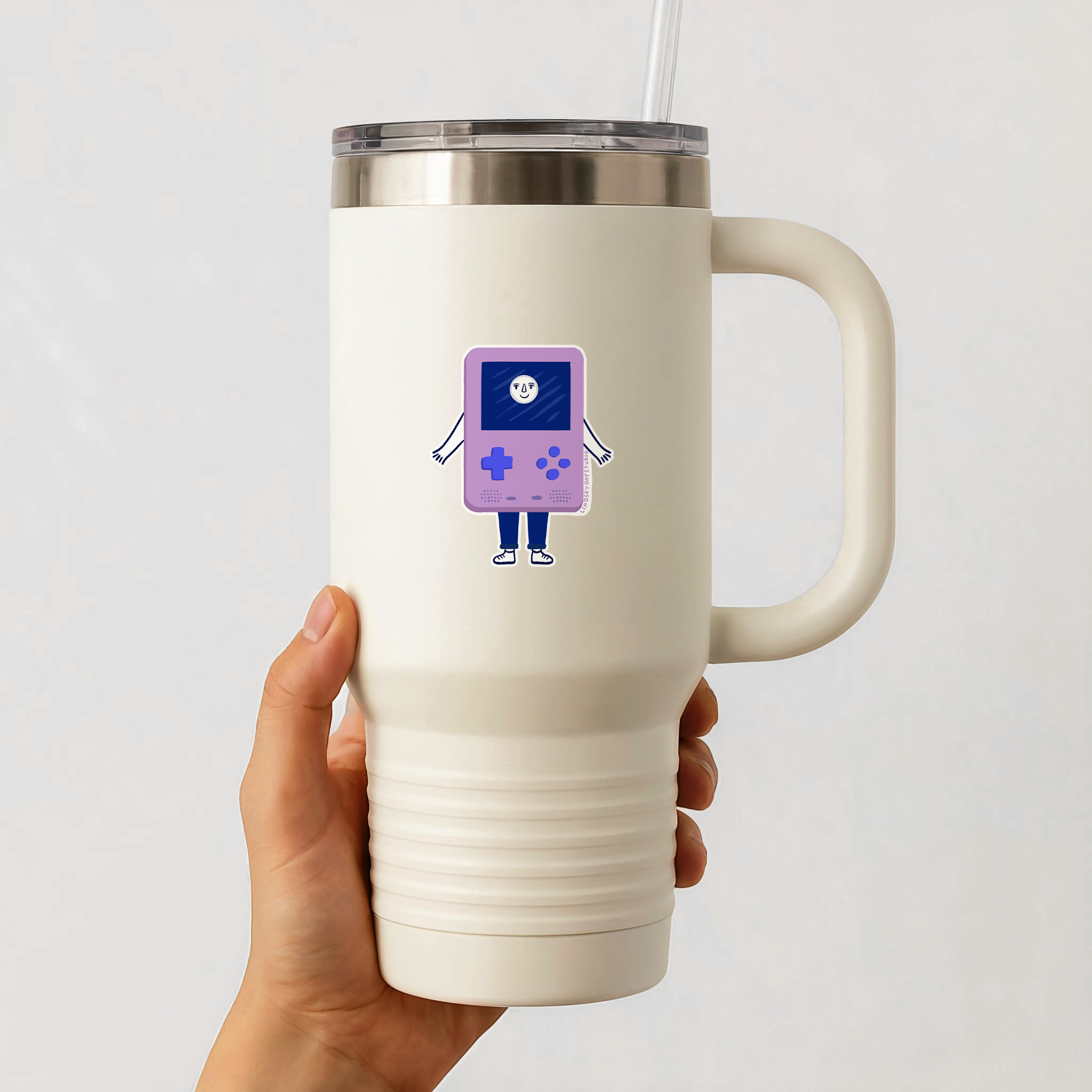 Video Game Friend Sticker, Cute Kawaii Gaming Sticker