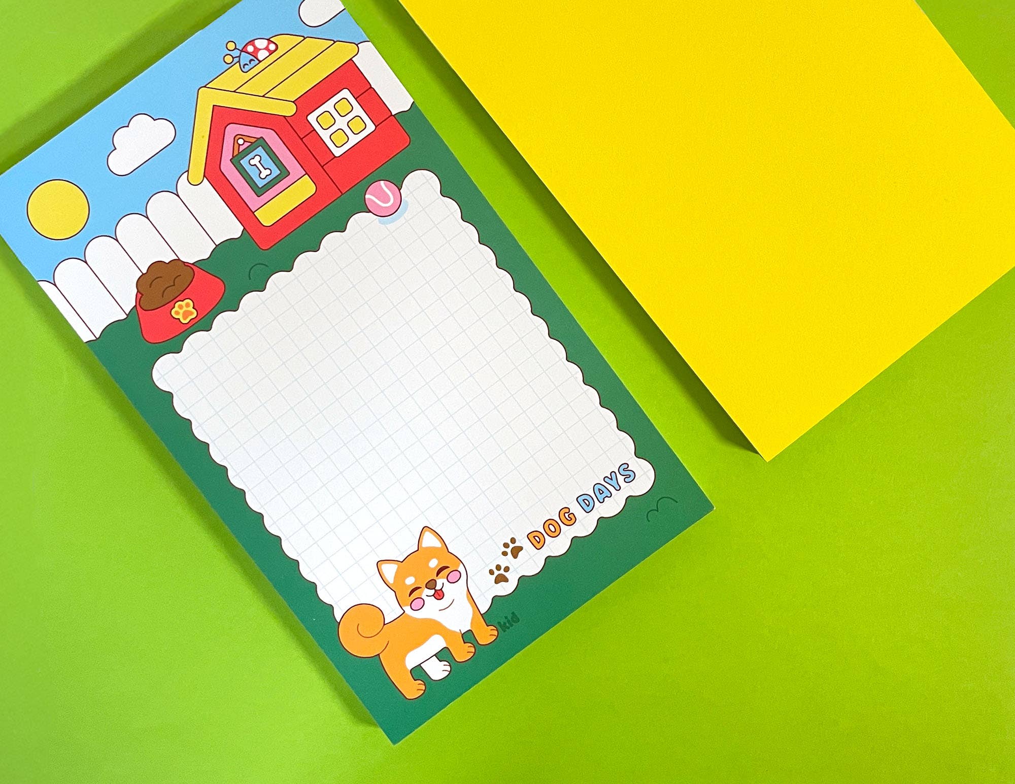 Dog Days Notepad | Shiba Inu | Cute Summer Stationery Gift