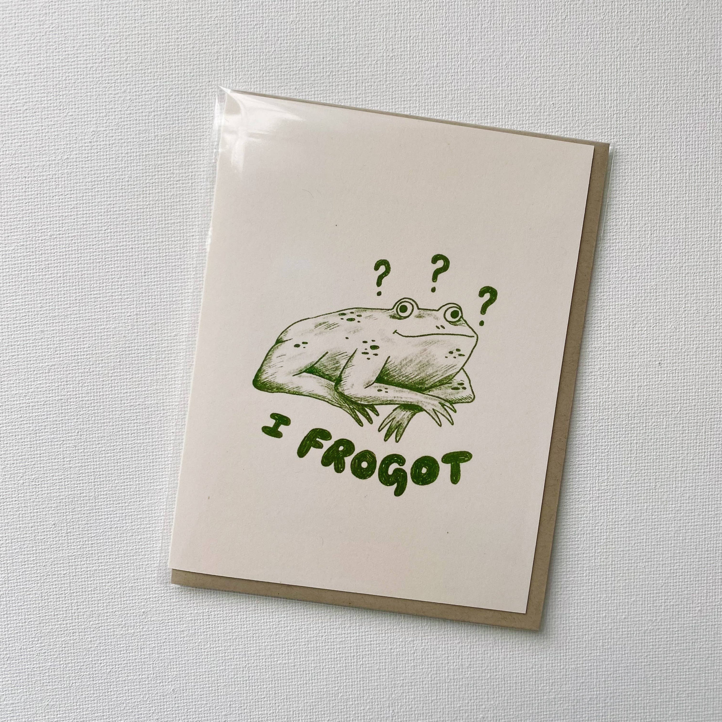 Card - I frogot