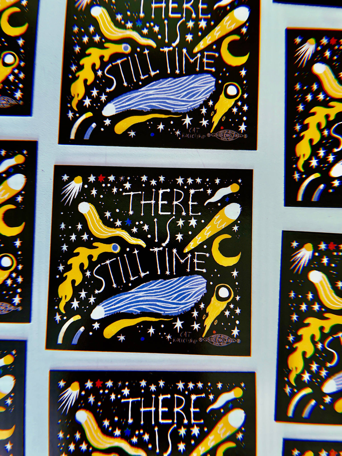 There is Still Time hopeful vinyl sticker