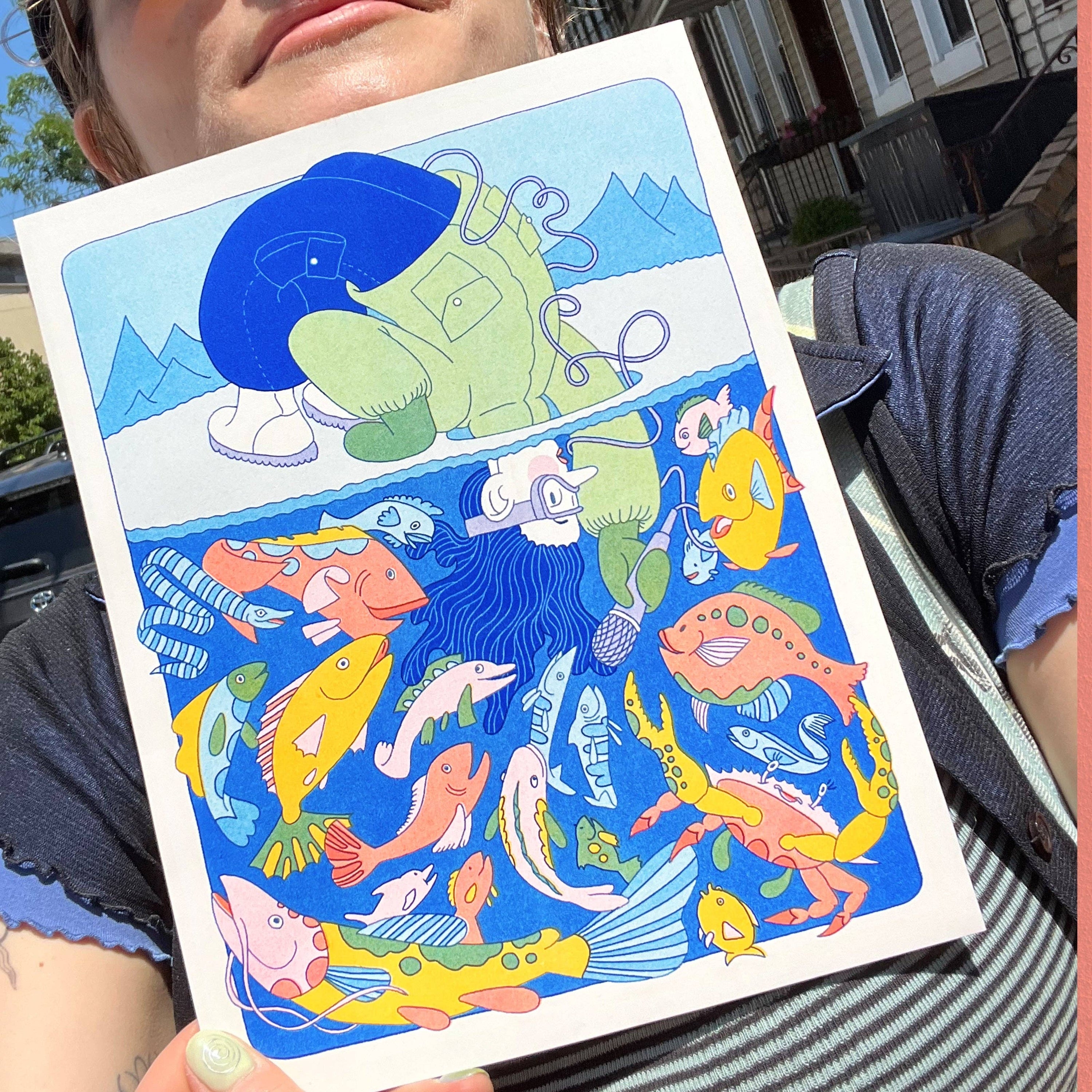 Riso Print: Animal Sounds