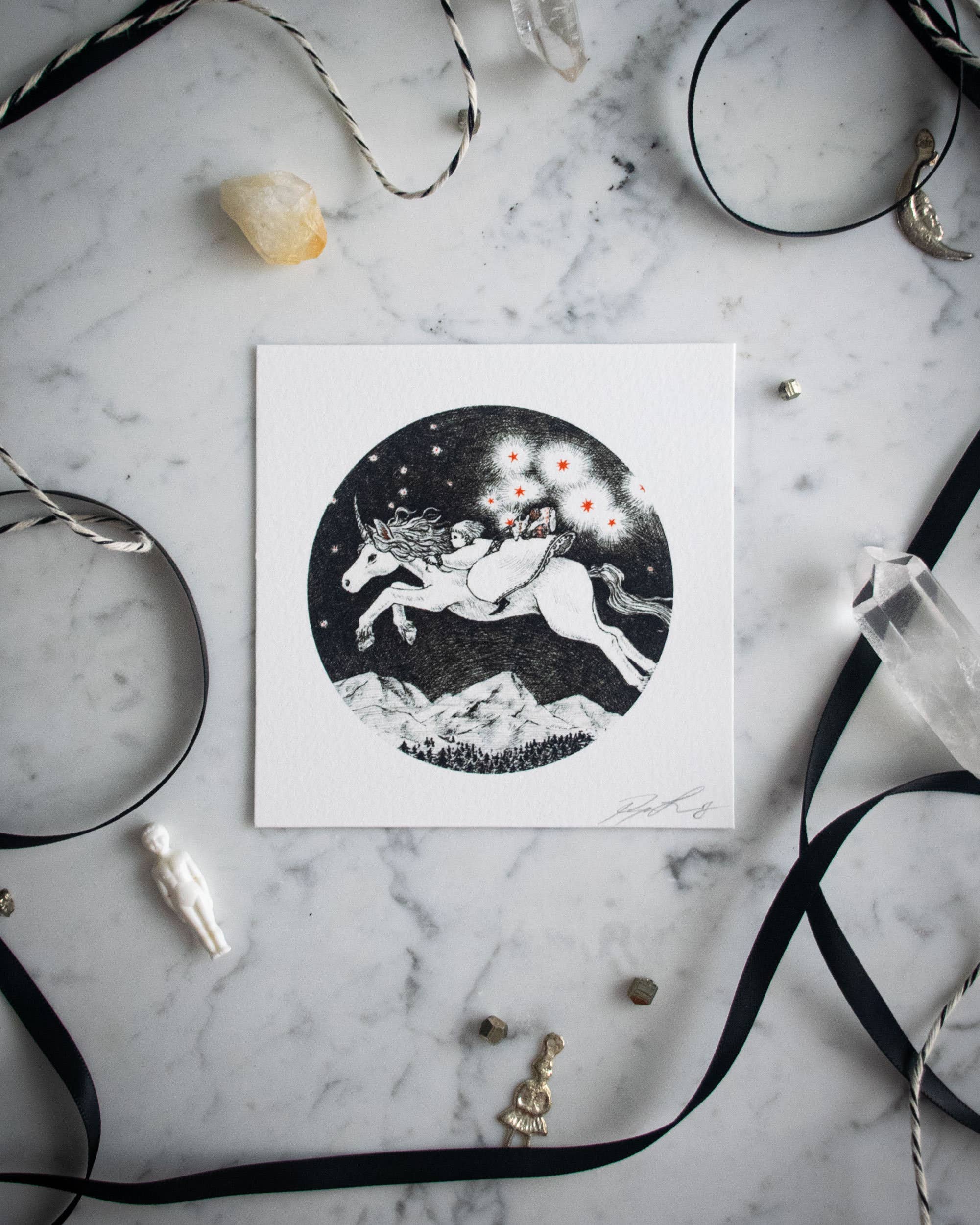 "Nightly Dream" – Archival Mini Art Print