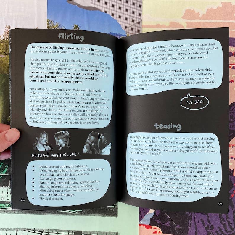 A Practical Guide to Flirting & Hooking Up with Confidence and Consent Zine | Sex-Positive Feminist Sex Education Zine