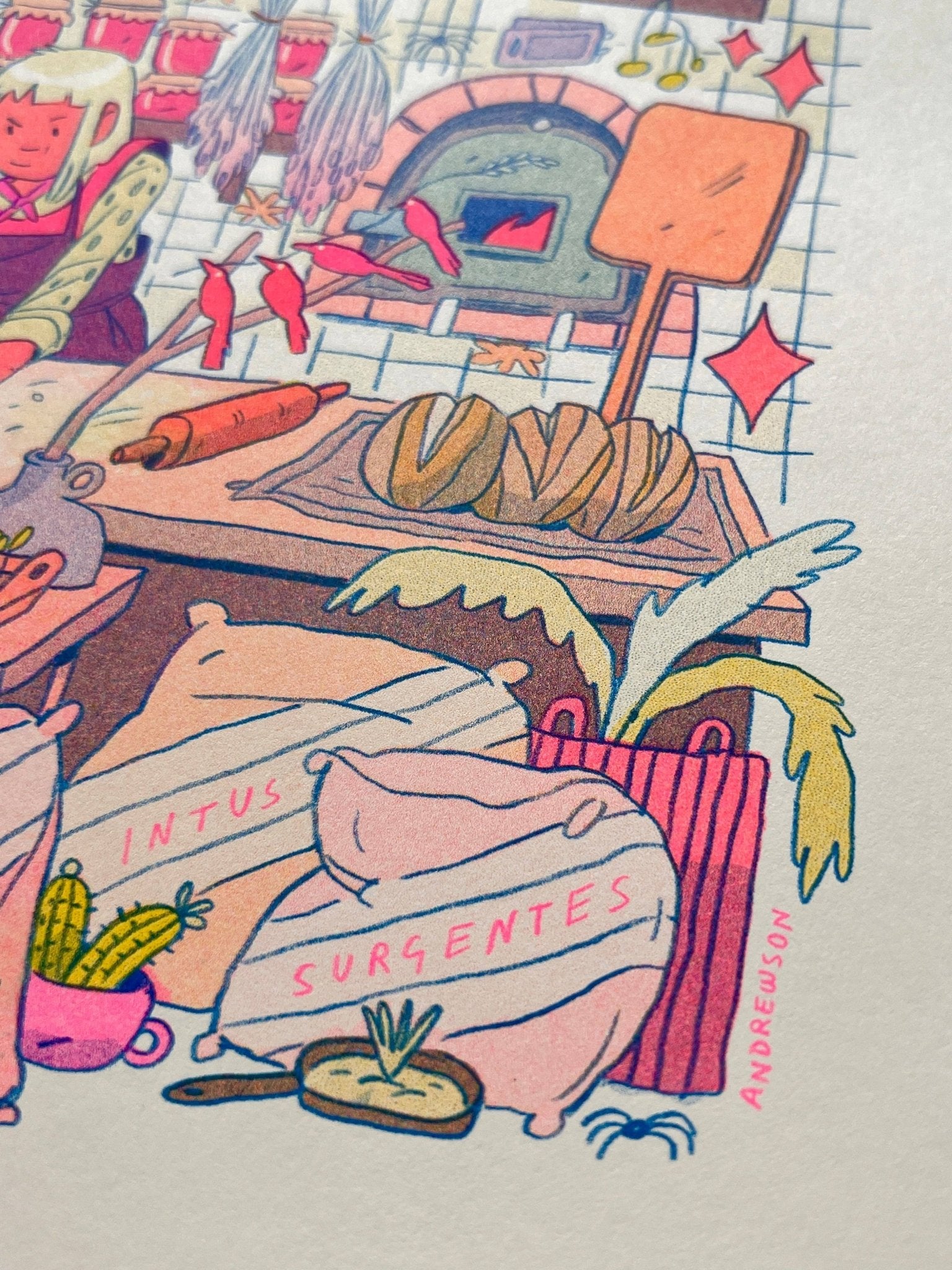 Natalie Andrewson - The Baker: The Fire That Burns Within - Riso Print - VISUAL INDEX