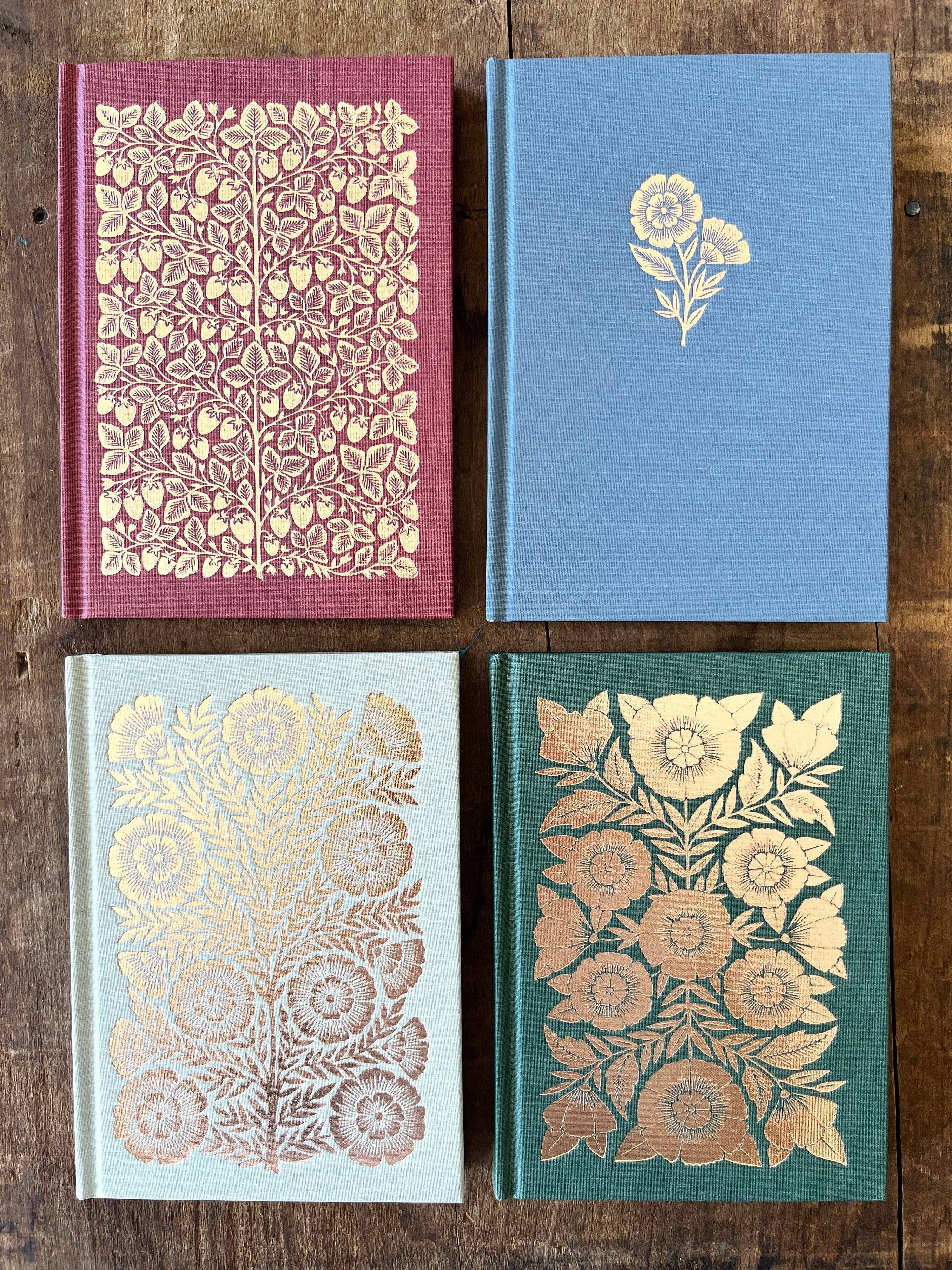 Foil Stamped Linen Journal: Jewel Green