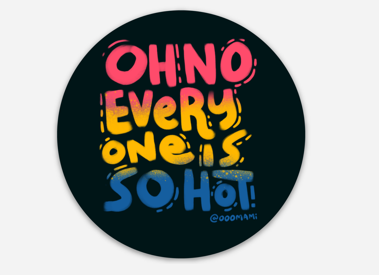 Pansexuality Pride Waterproof Sticker (Non-holographic)