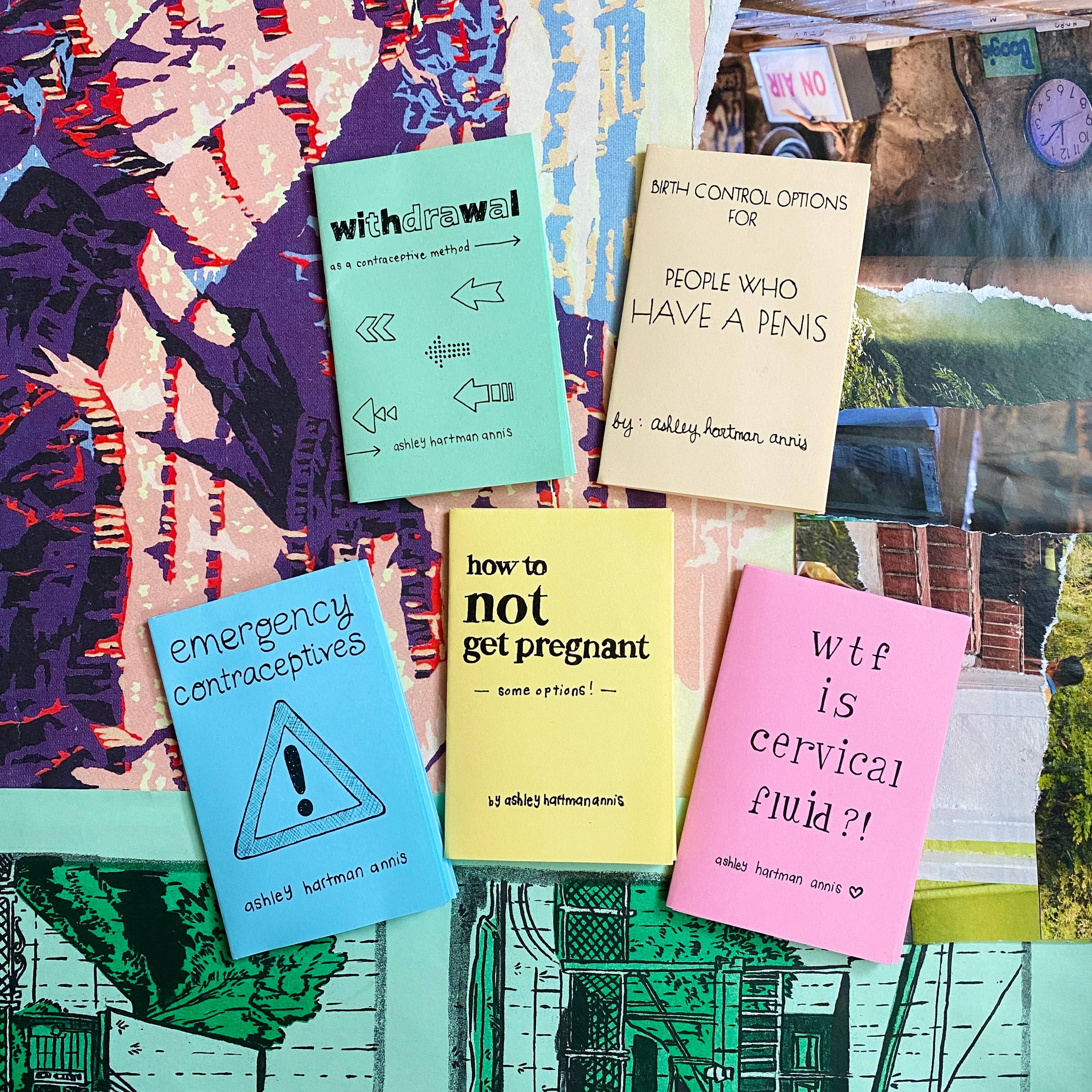 Birth Control Zine Bundle | Gender affirming sex education