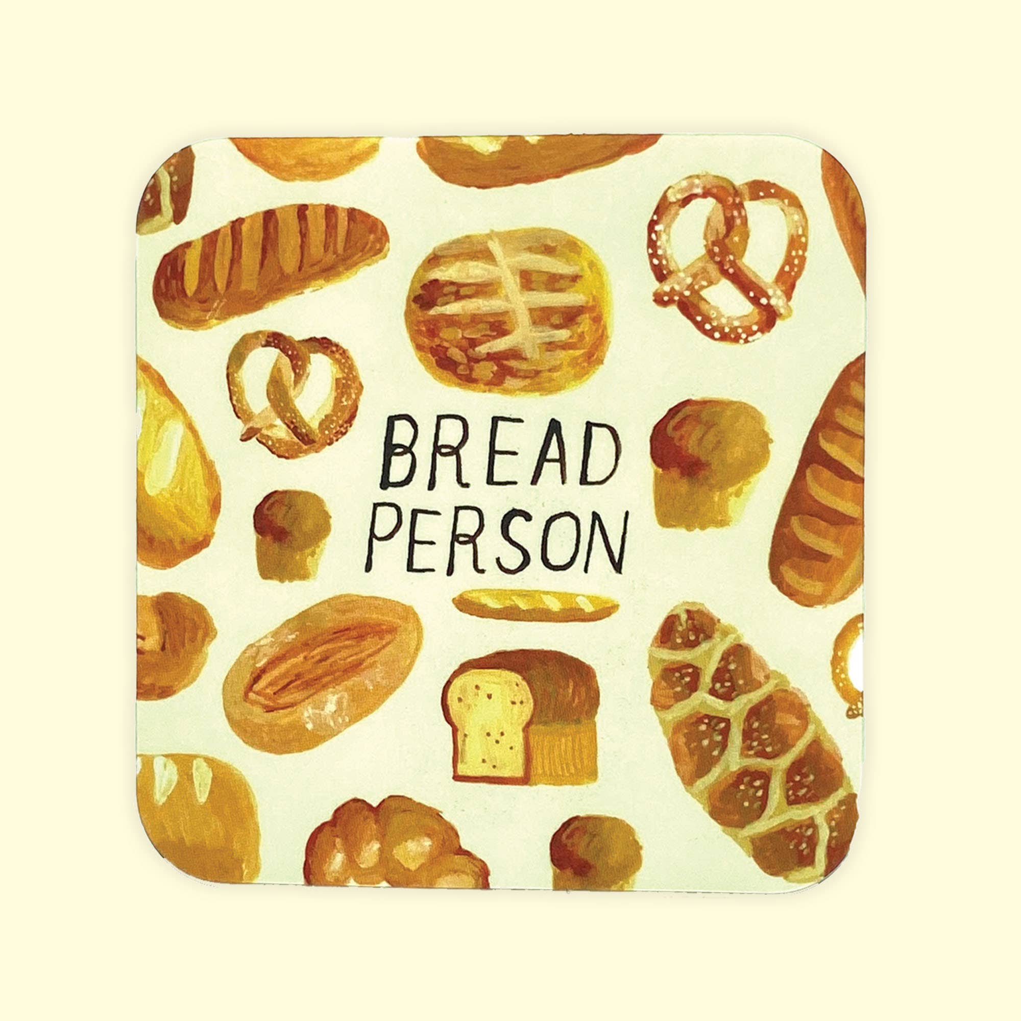 Bread Person Sticker, Food Sticker, Funny Sticker