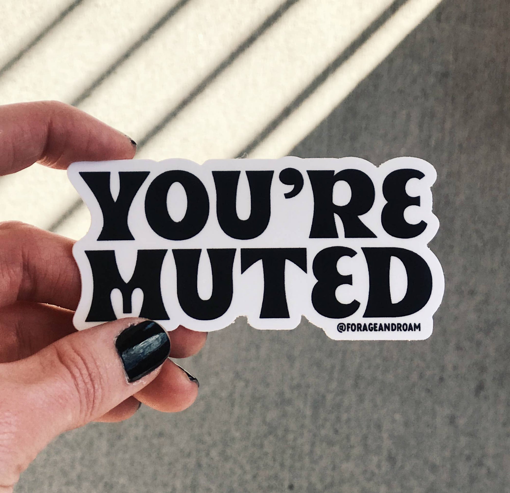 You're Muted Sticker