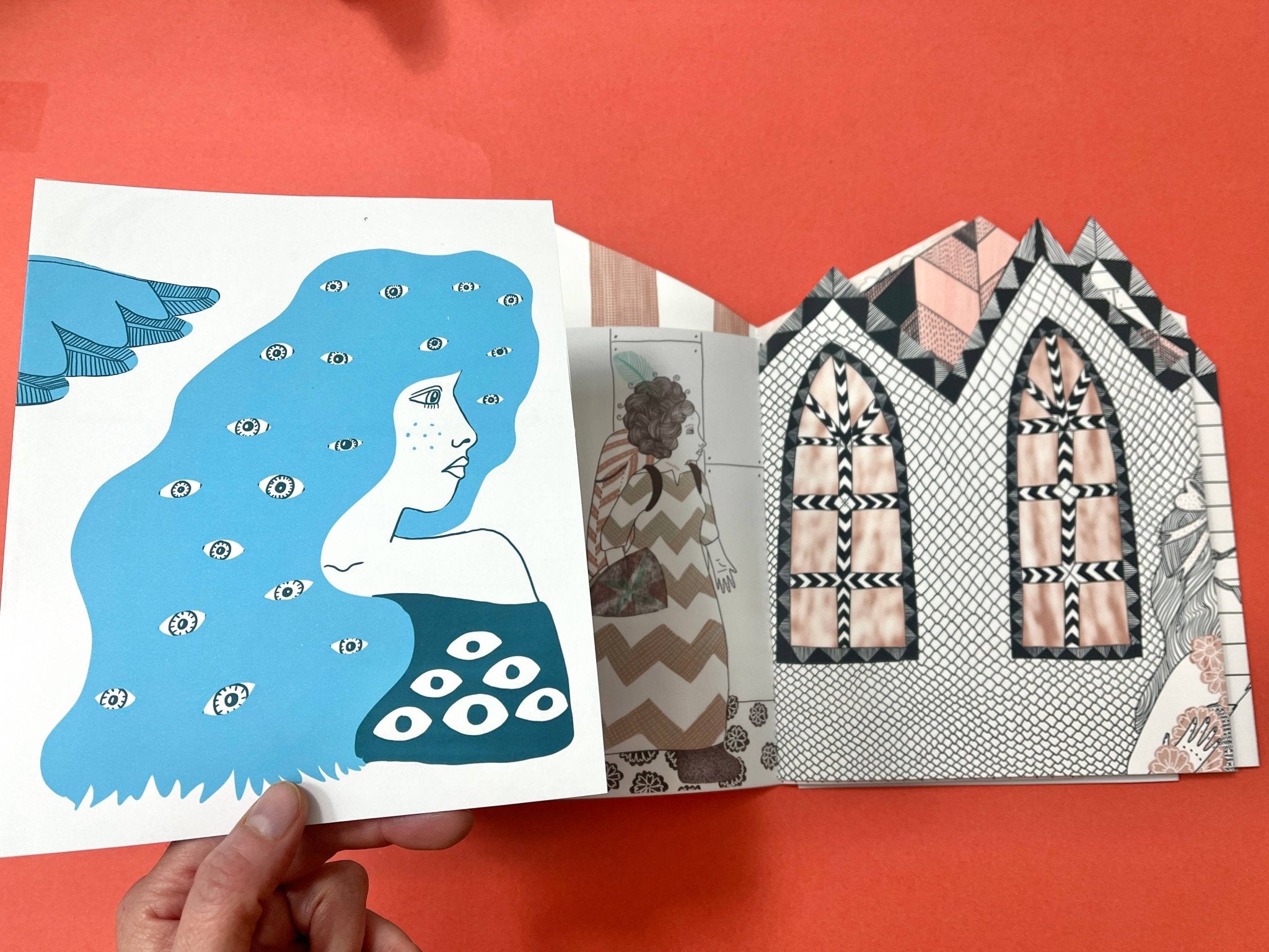 Erika Rier - Pageant - A Fold Out Art Zine - VISUAL INDEX