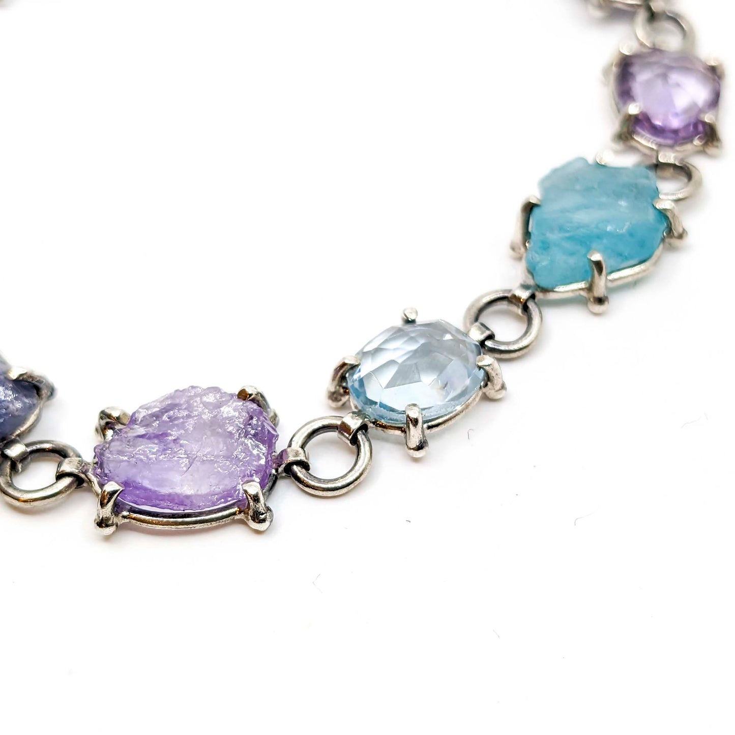 Gemstone Row Bracelet