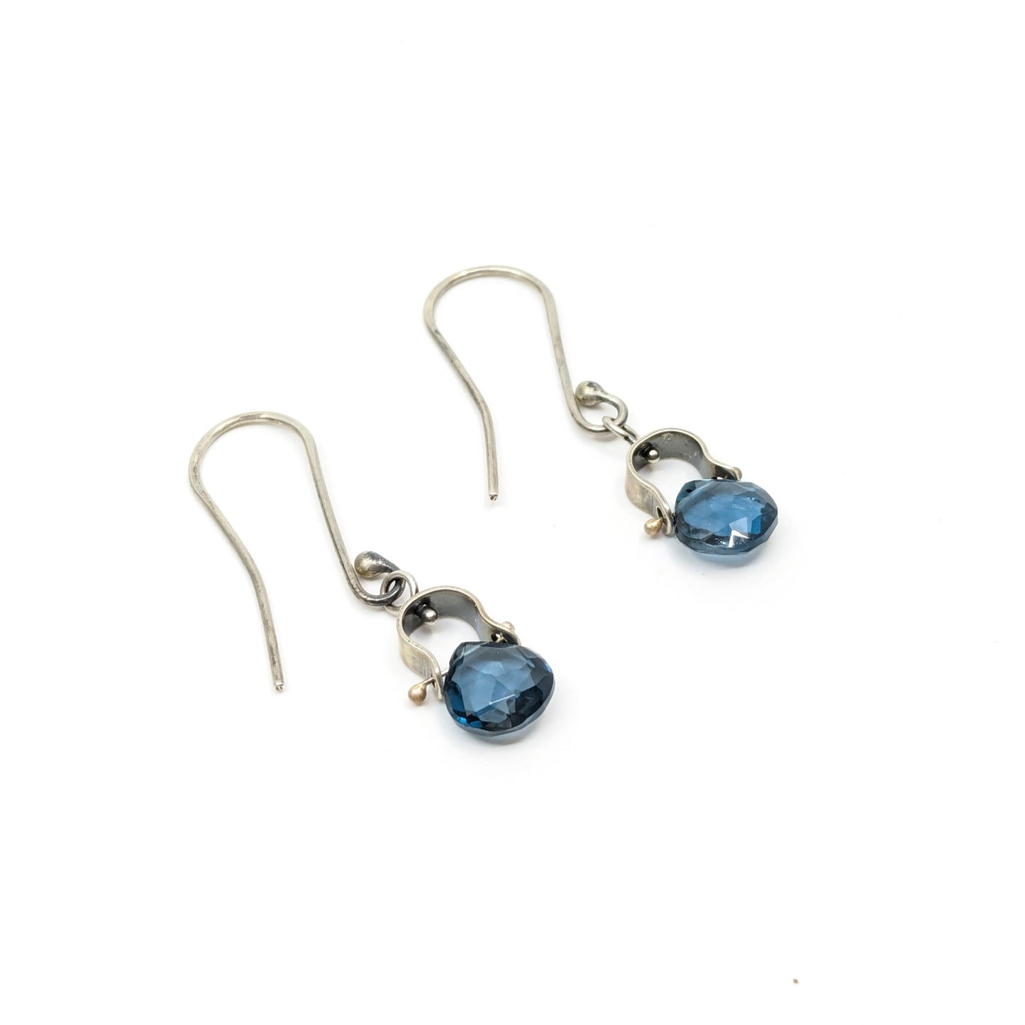Petite Swings London Blue Topaz Earrings-PS23ER07SS