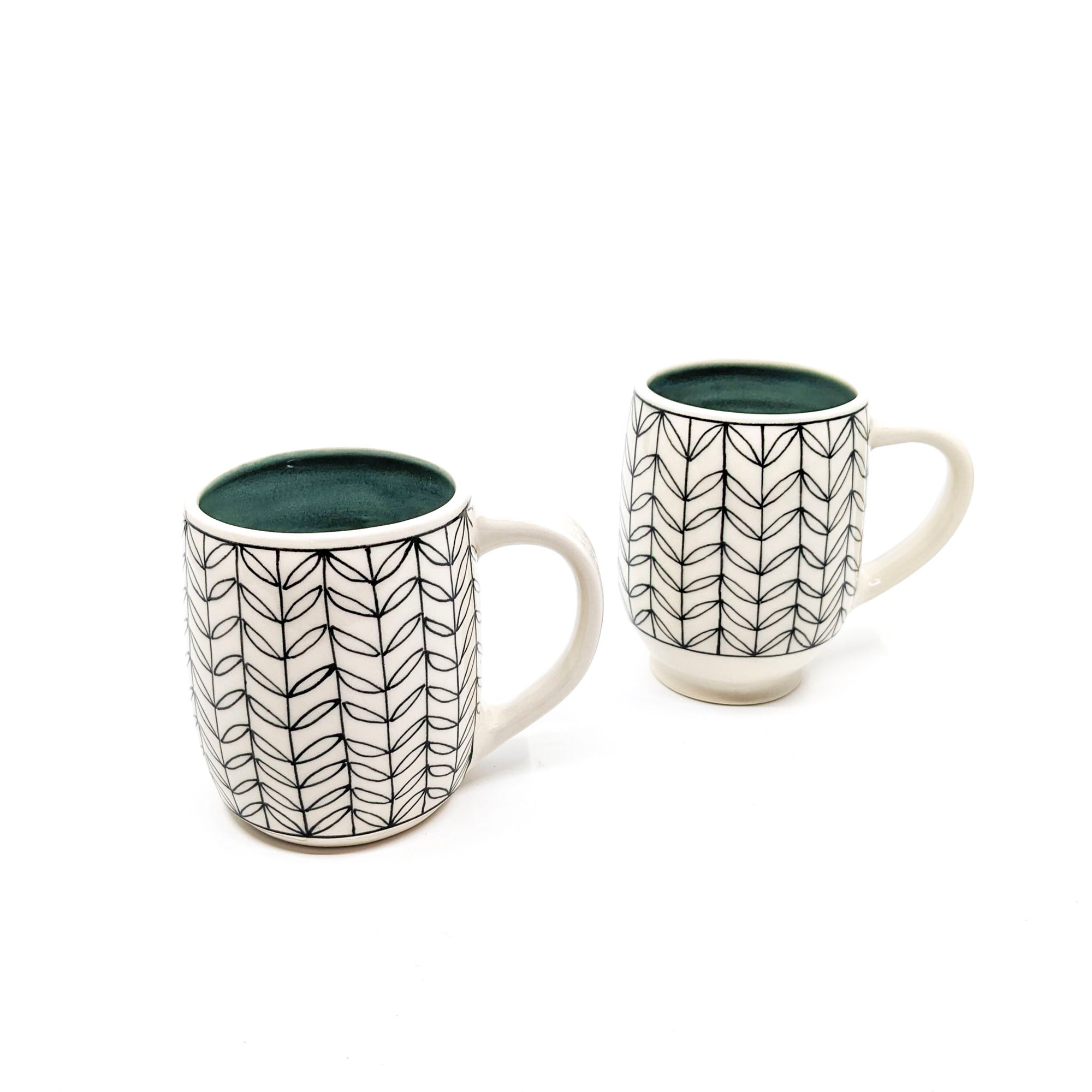 Leaf Pattern, Mugs