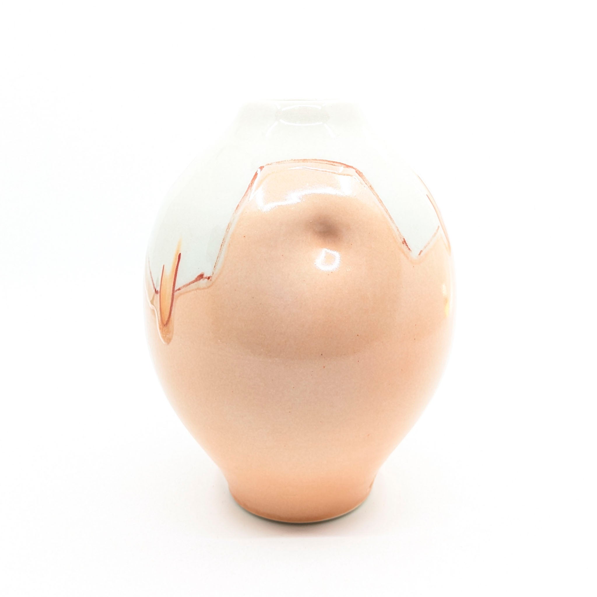 Peachy Abstract Vase