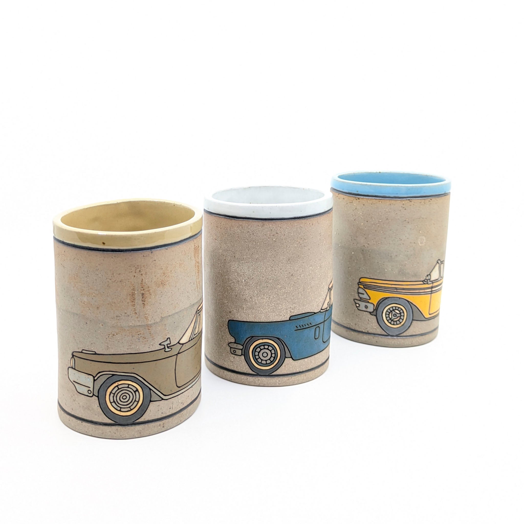 Vintage Car Cups