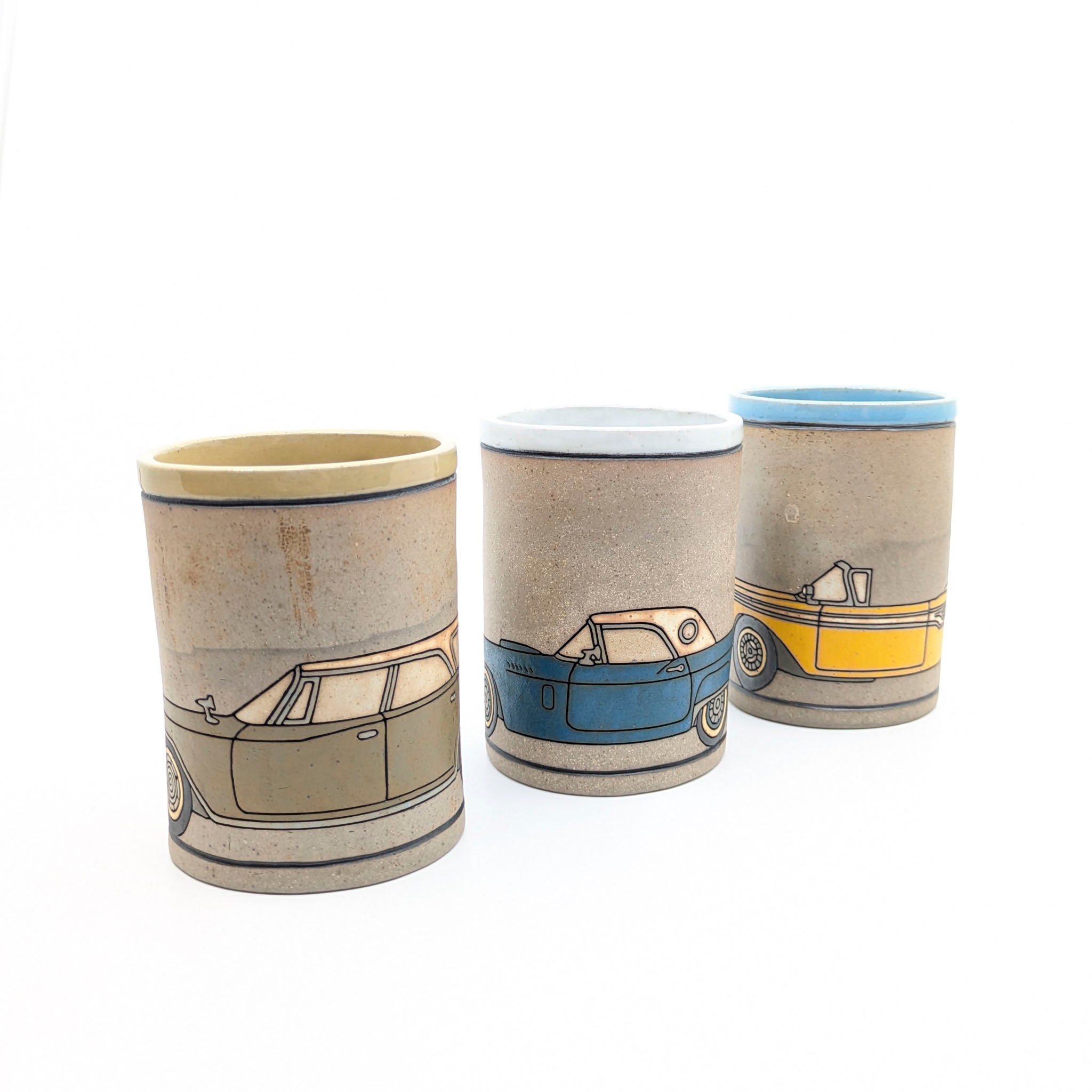 Vintage Car Cups