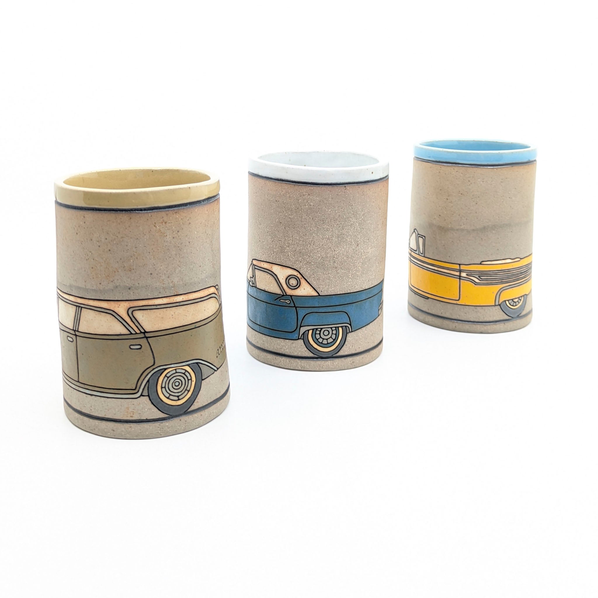 Vintage Car Cups